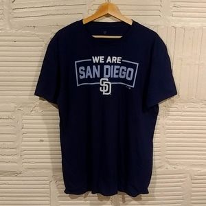Fanatics large t shirt MLB San Diego Padres we are San Diego
